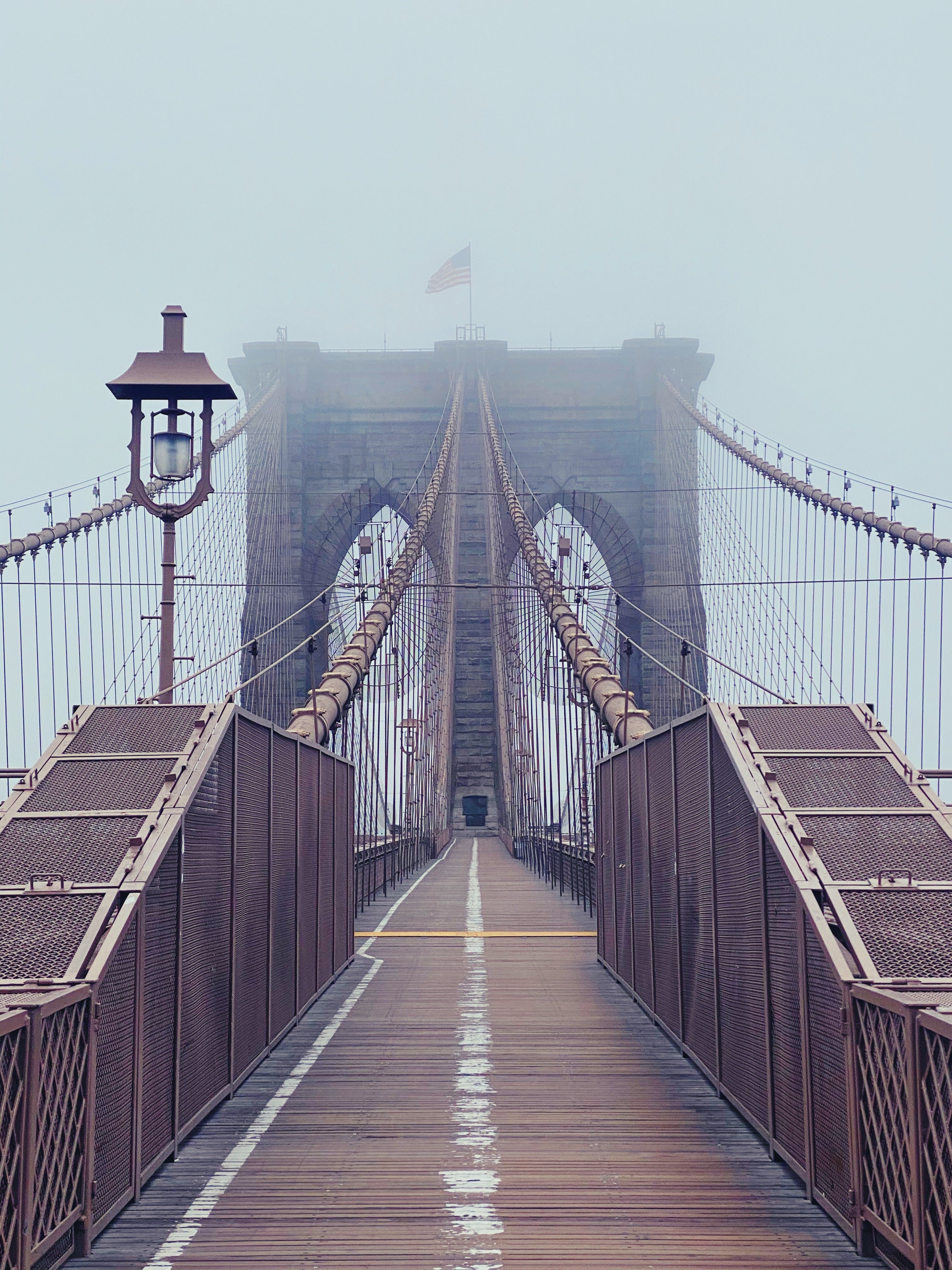 EMPTY BROOKLYN BRIDGE